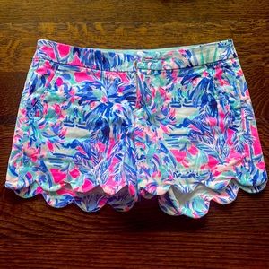 Lily Pulitzer 00 shorts. Never worn because I became pregnant, tried to wear